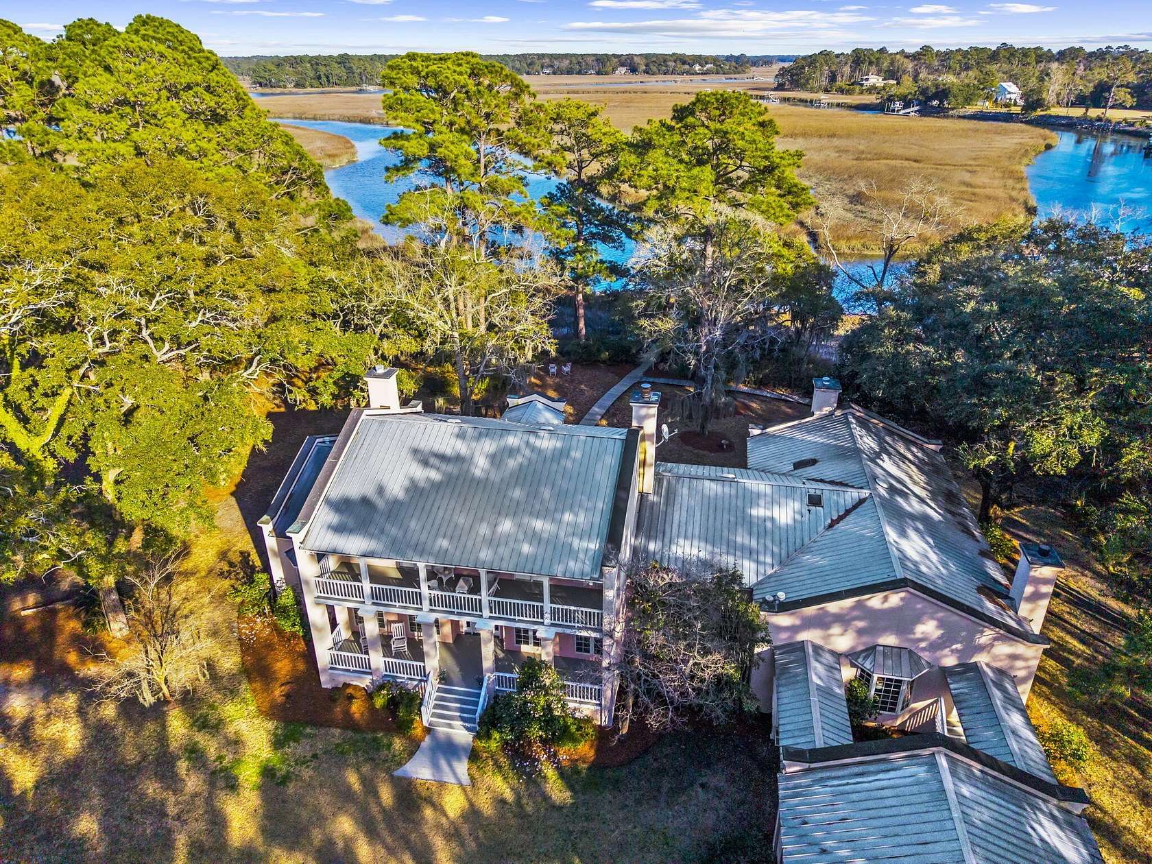 8.72 Acres of Land with Home for Sale in Edisto Island, South Carolina