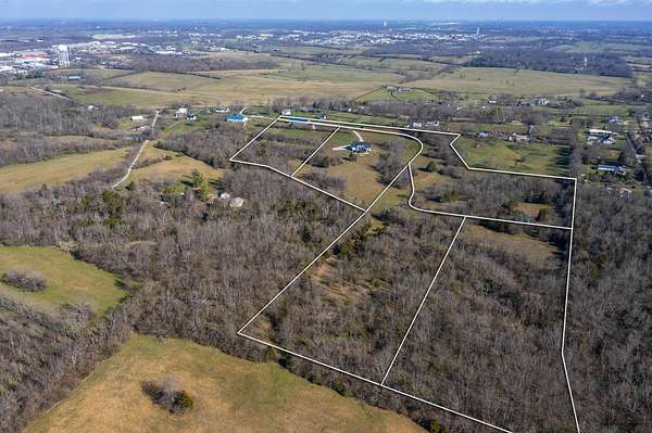 30.8 Acres of Land with Home for Sale in Nicholasville, Kentucky