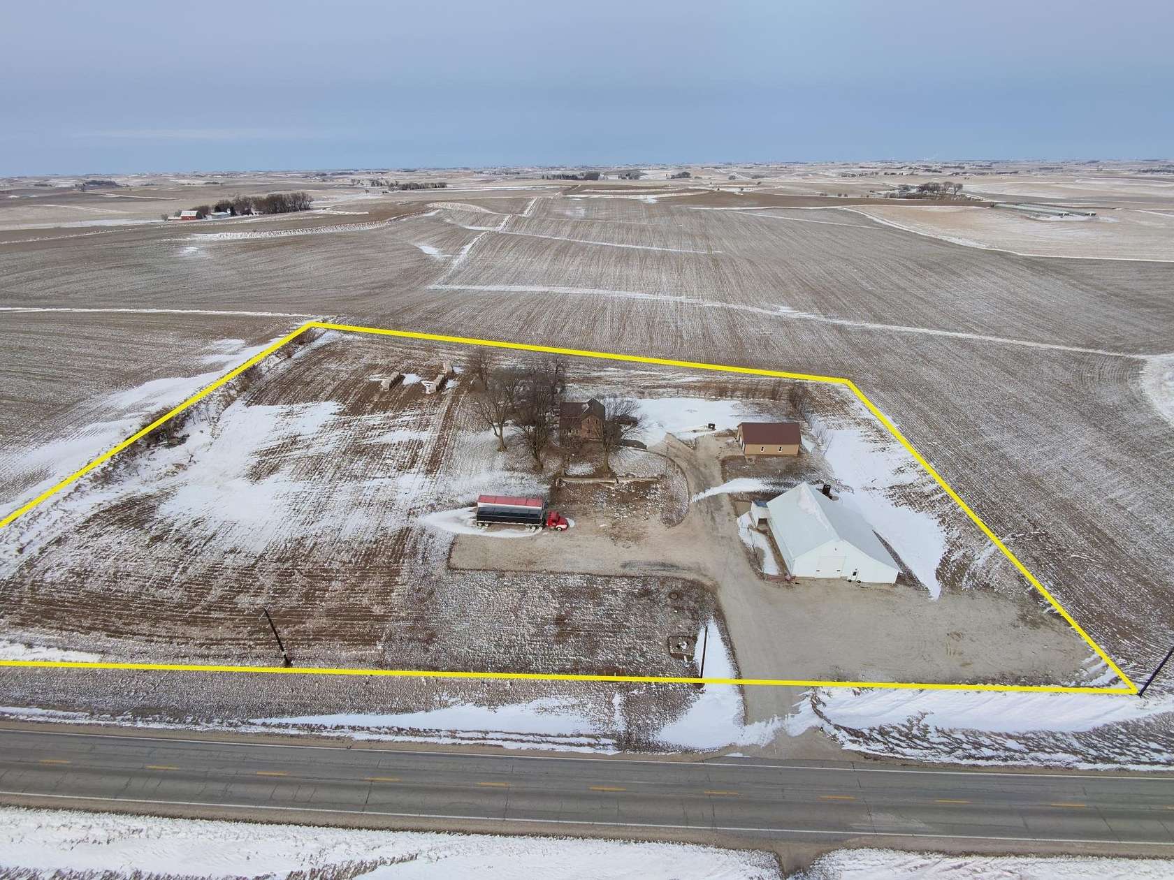 5 Acres of Land with Home for Sale in Wall Lake, Iowa