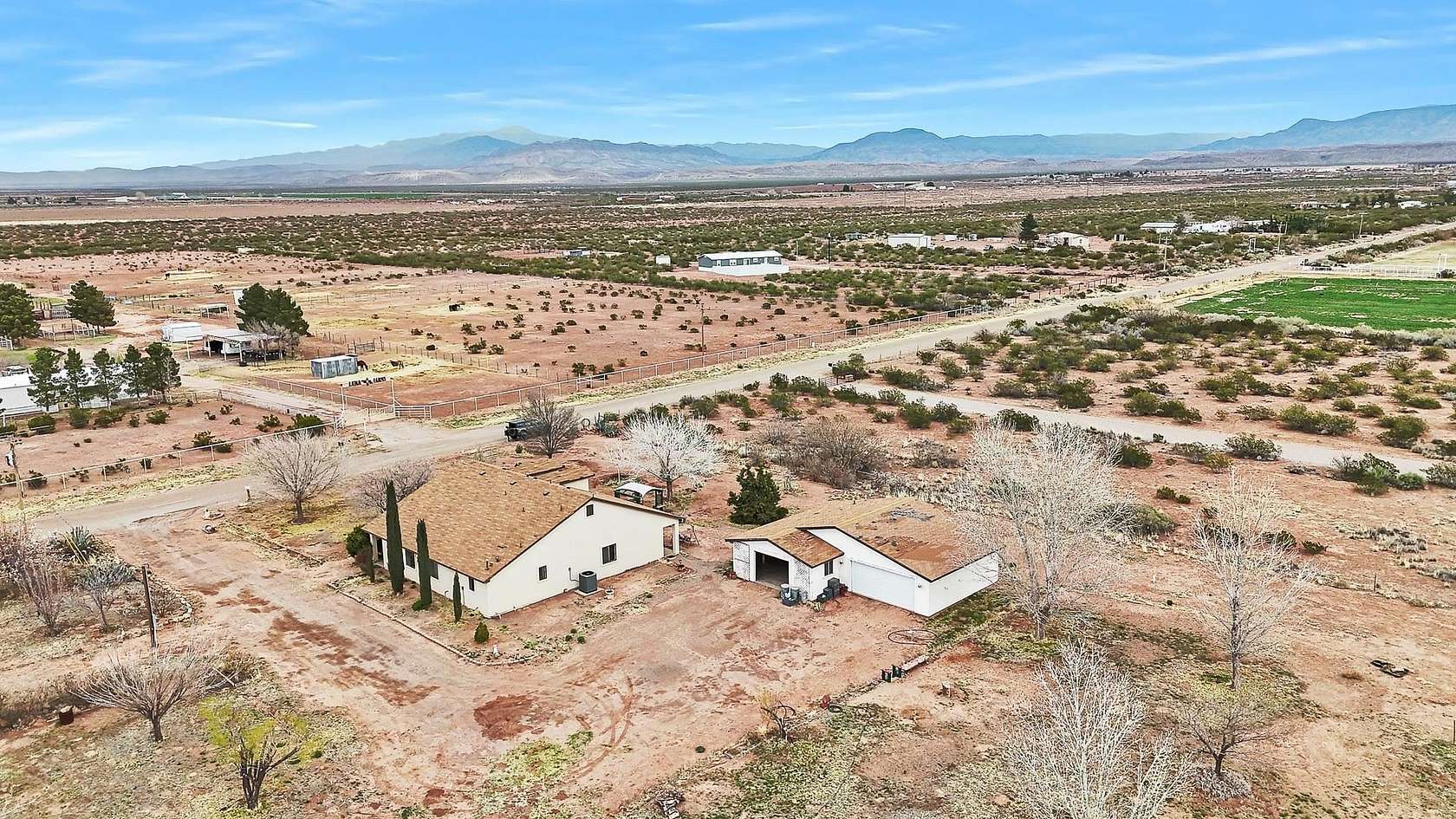 9 Acres of Land with Home for Sale in Tularosa, New Mexico