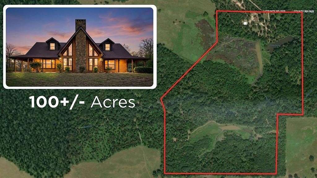 100 Acres of Land with Home for Sale in Edgewood, Texas