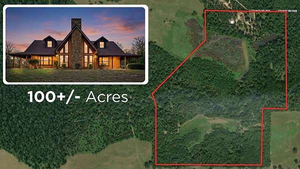 100 Acres of Land with Home for Sale in Edgewood, Texas