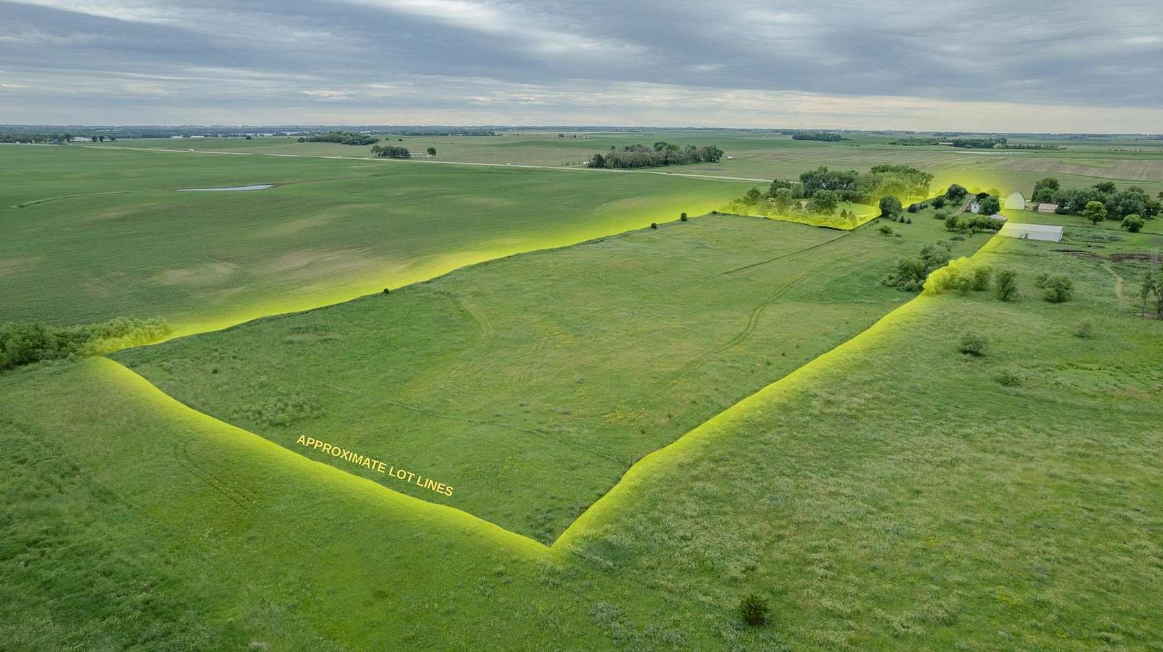 10.8 Acres of Land with Home for Sale in Spirit Lake, Iowa