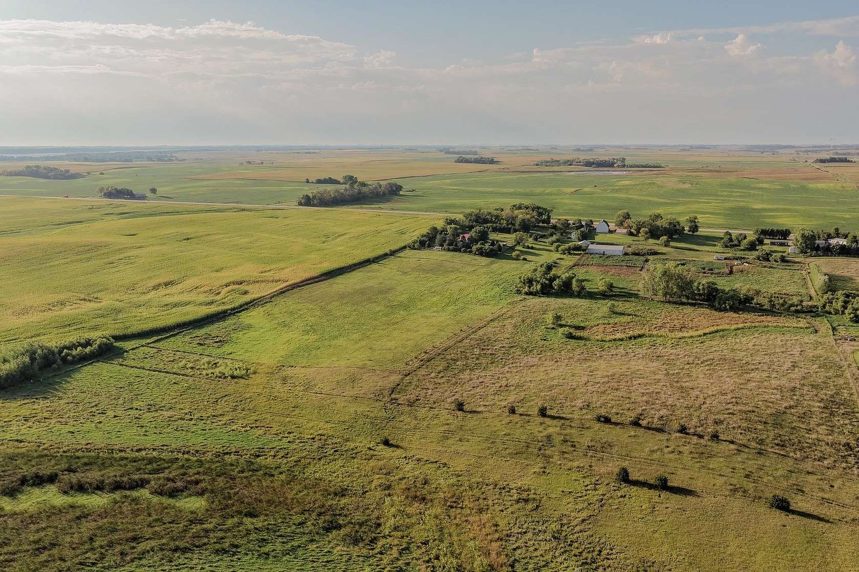 10.8 Acres of Land with Home for Sale in Spirit Lake, Iowa