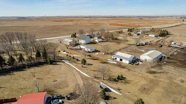 10.8 Acres of Land with Home for Sale in Spirit Lake, Iowa