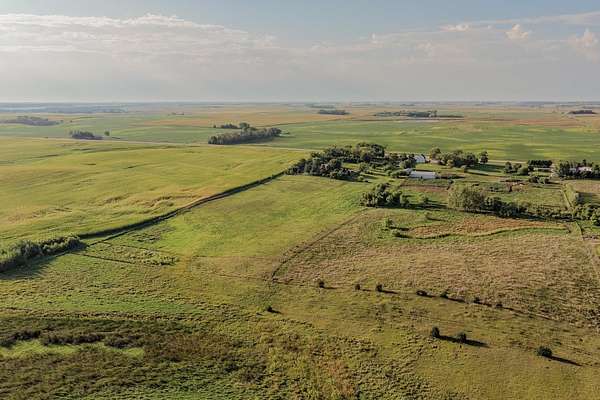 10.8 Acres of Land with Home for Sale in Spirit Lake, Iowa