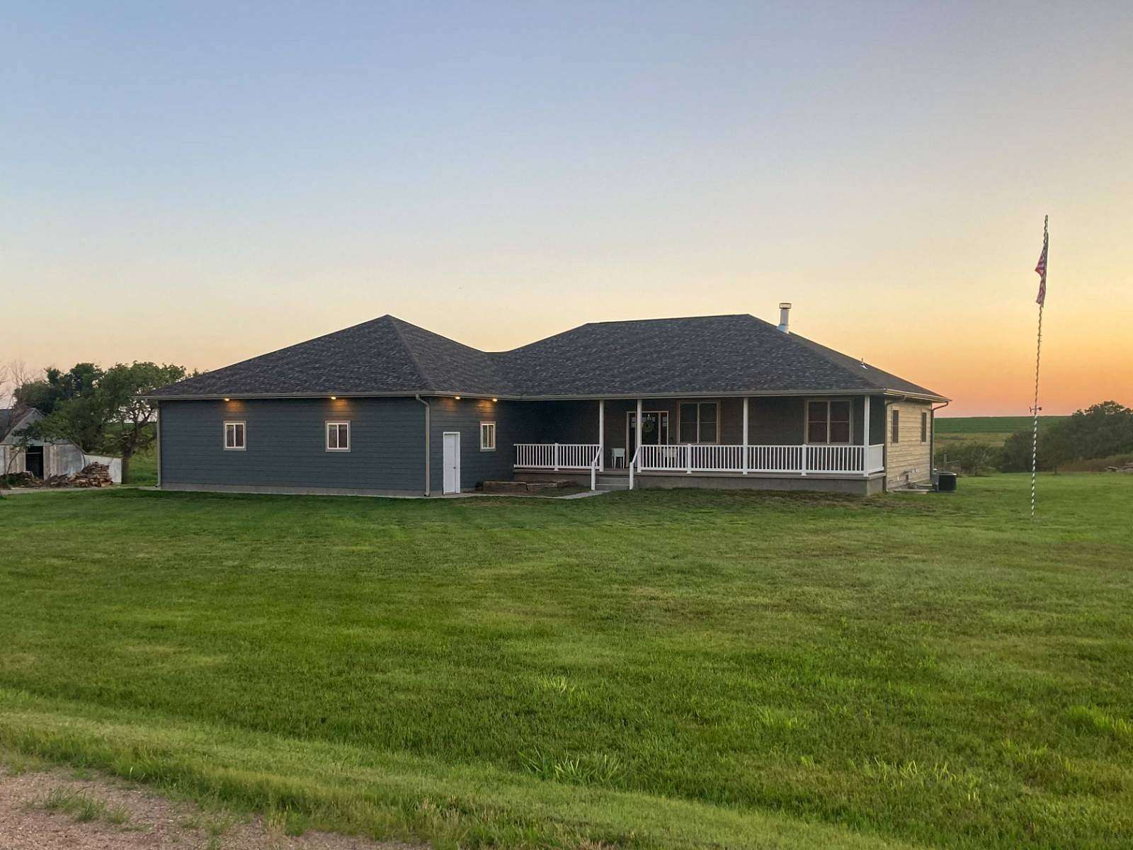 10 Acres of Land with Home for Sale in Almena, Kansas