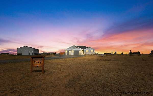 5.25 Acres of Land with Home for Sale in Cheyenne, Wyoming