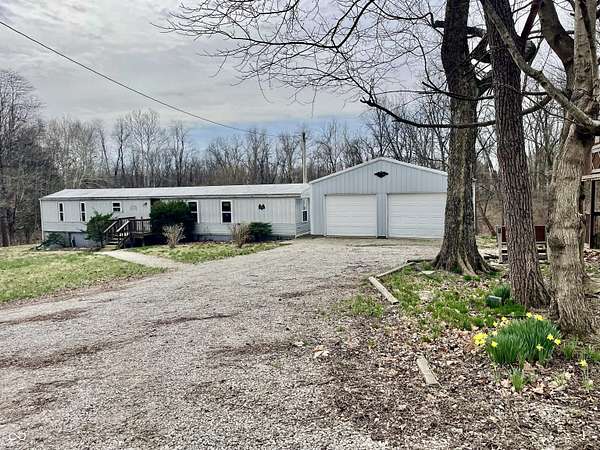 9 Acres of Land with Home for Sale in Gosport, Indiana