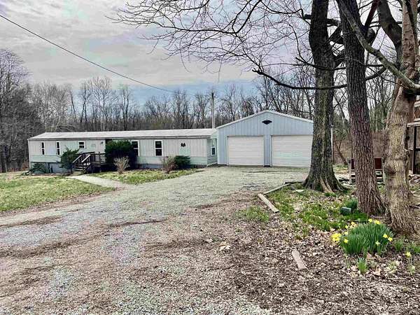 9 Acres of Land with Home for Sale in Gosport, Indiana