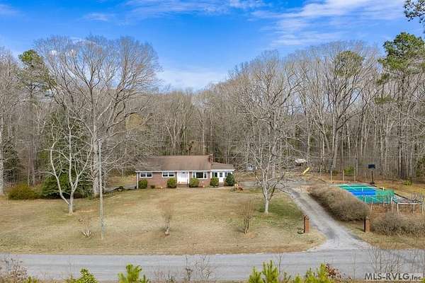 4.28 Acres of Land with Home for Sale in Lawrenceville, Virginia