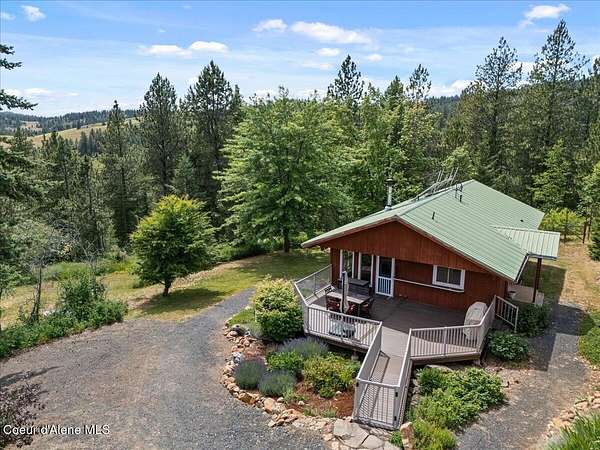 10 Acres of Land with Home for Sale in Coeur d'Alene, Idaho