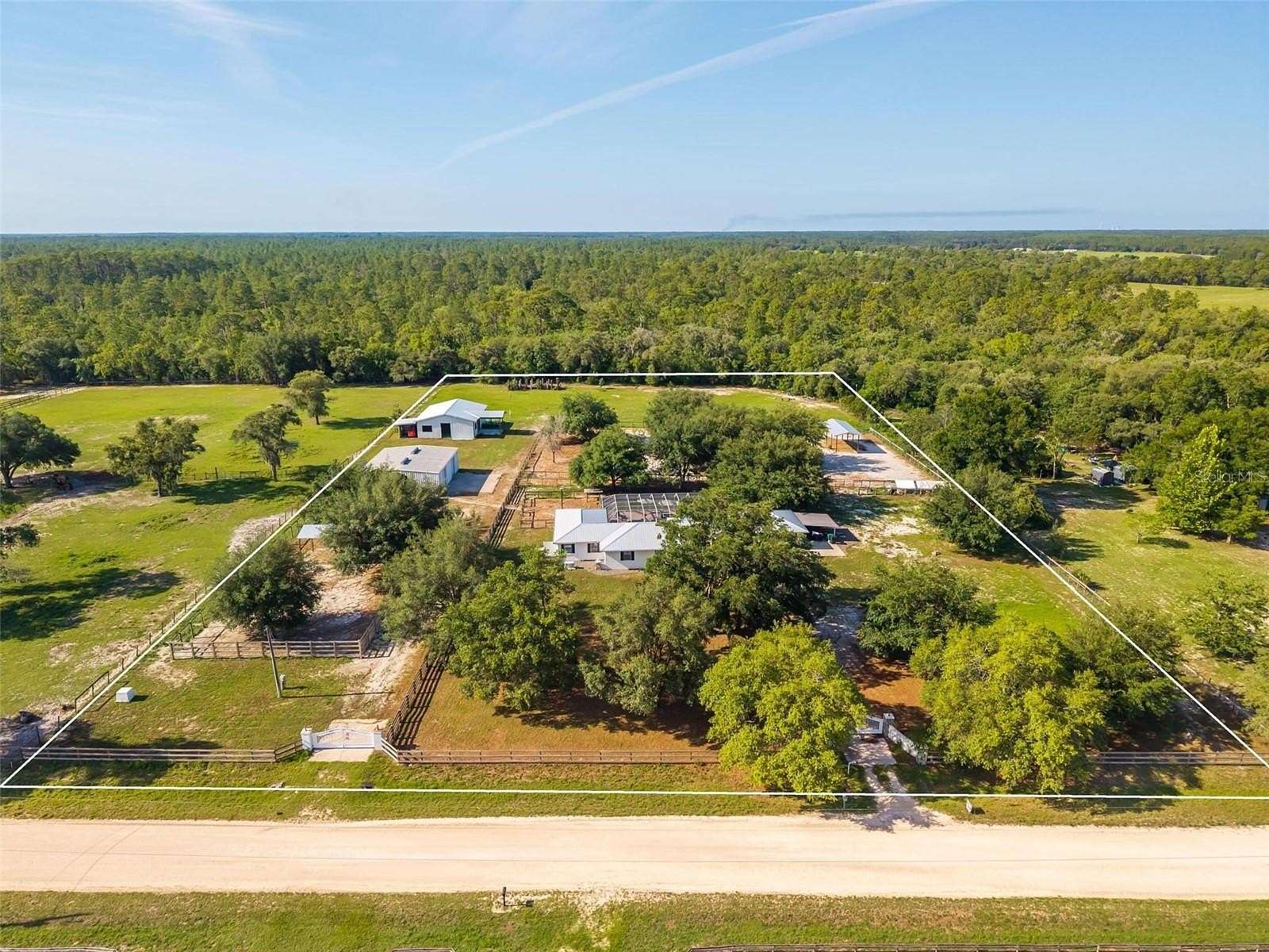 4.4 Acres of Land with Home for Sale in Dunnellon, Florida