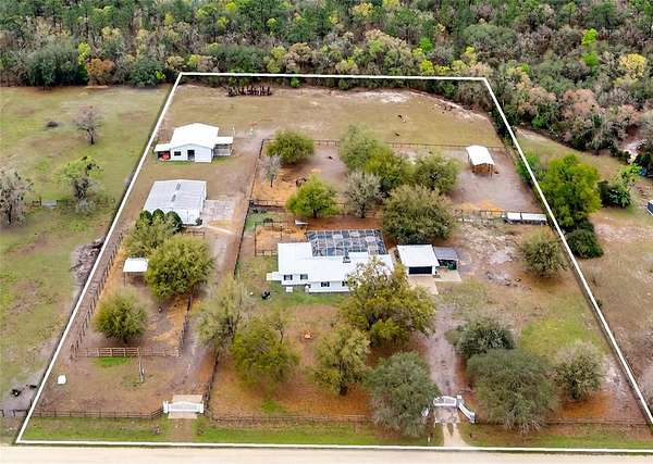 4.4 Acres of Land with Home for Sale in Dunnellon, Florida
