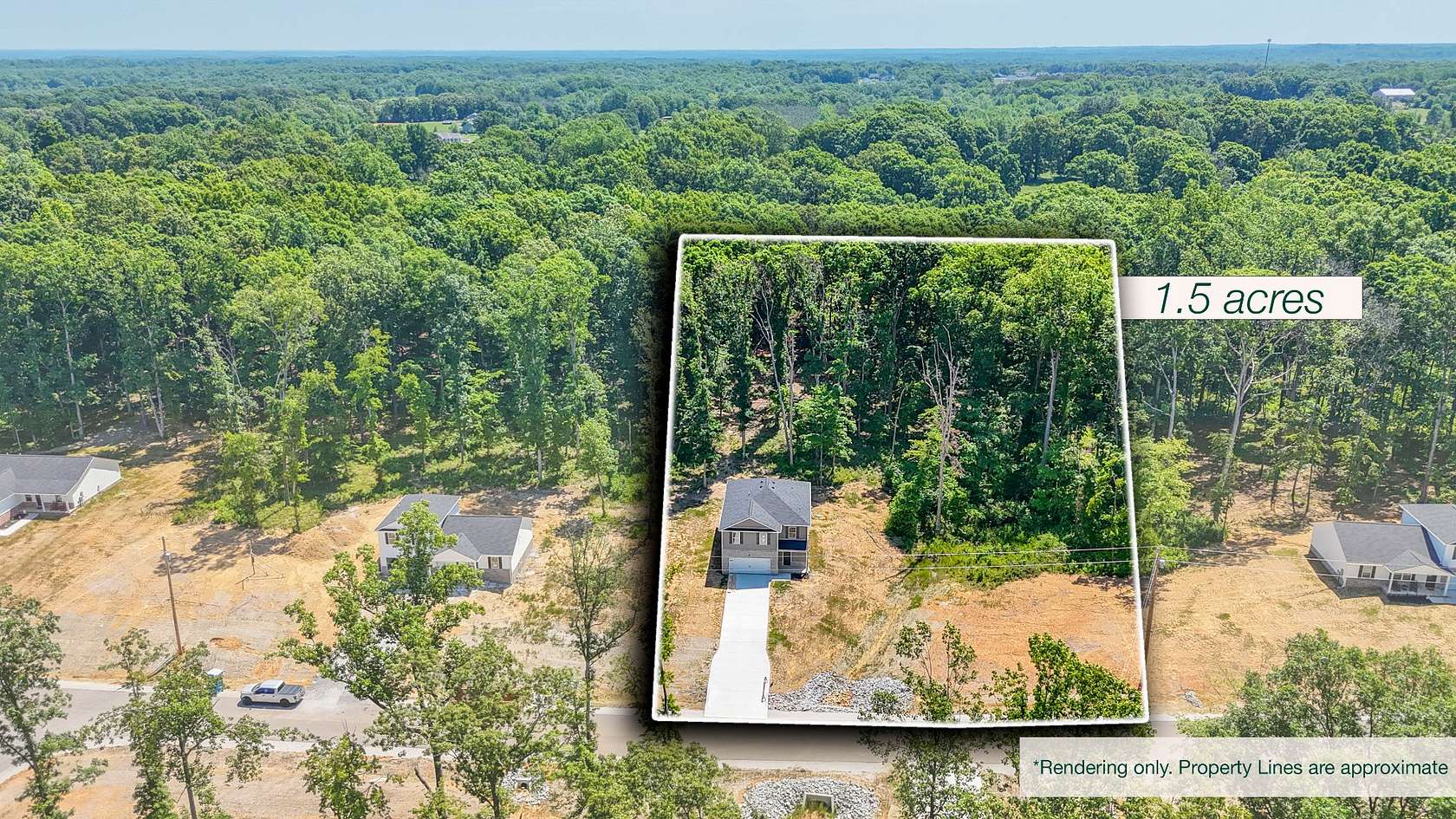 1.5 Acres of Land with Home for Sale in Dickson, Tennessee