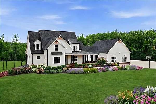 21.3 Acres of Recreational Land with Home for Sale in Ball Ground, Georgia