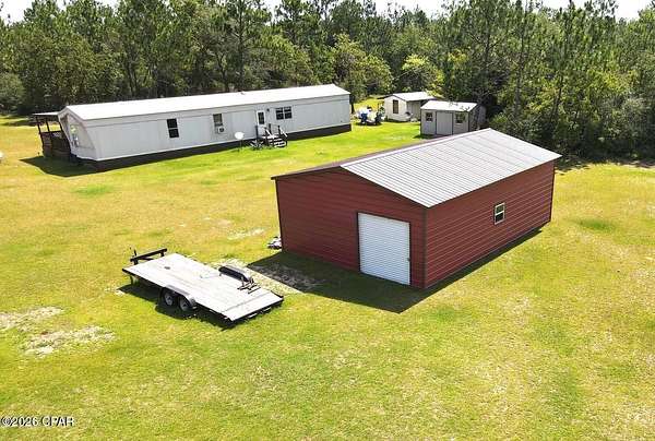 3.76 Acres of Land with Home for Sale in Chipley, Florida