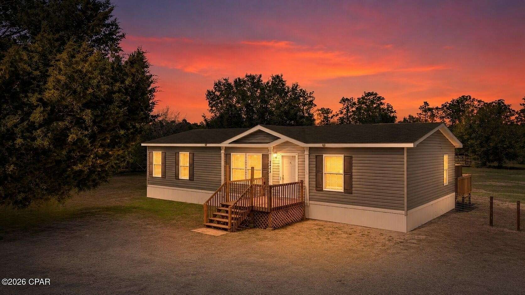 3.45 Acres of Land with Home for Sale in Chipley, Florida