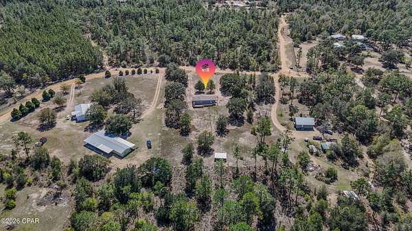 3.45 Acres of Land with Home for Sale in Chipley, Florida