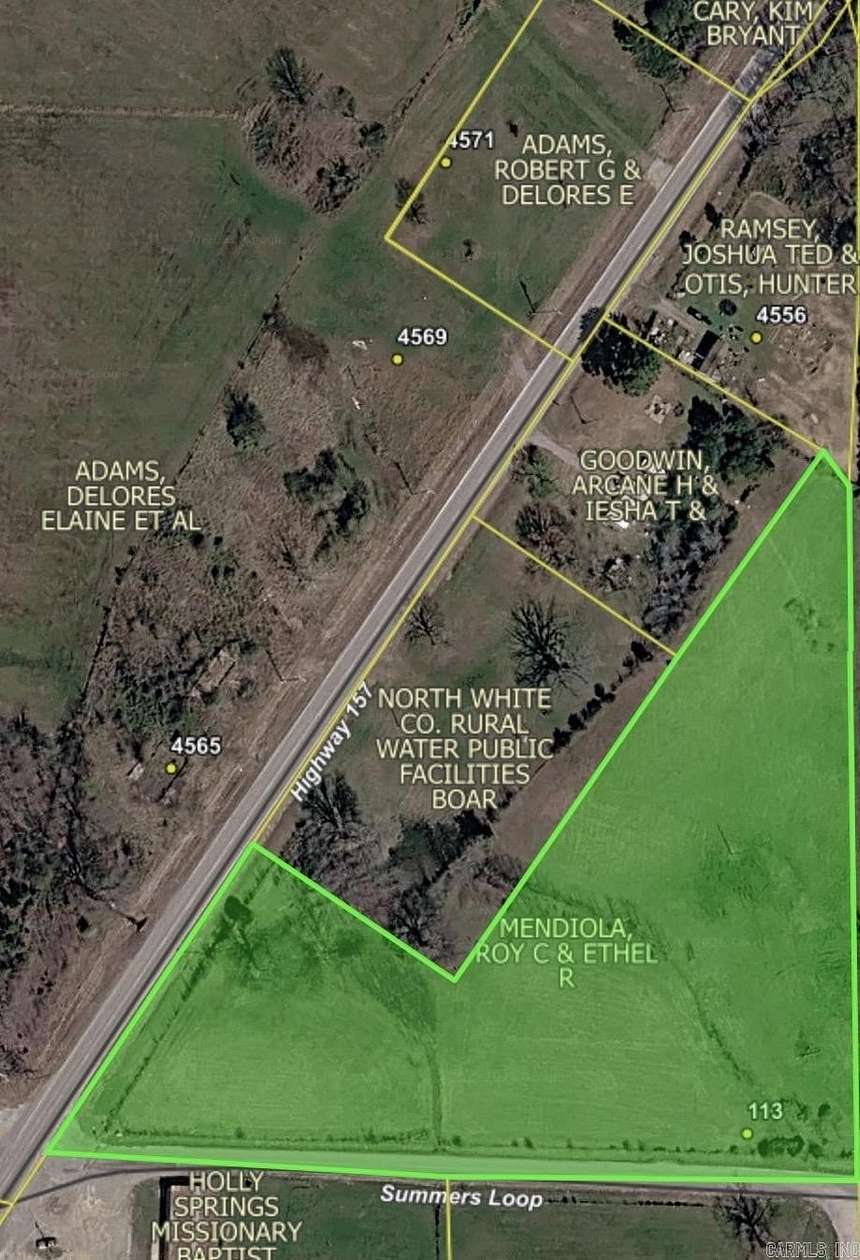 3.8 Acres of Land for Sale in Judsonia, Arkansas