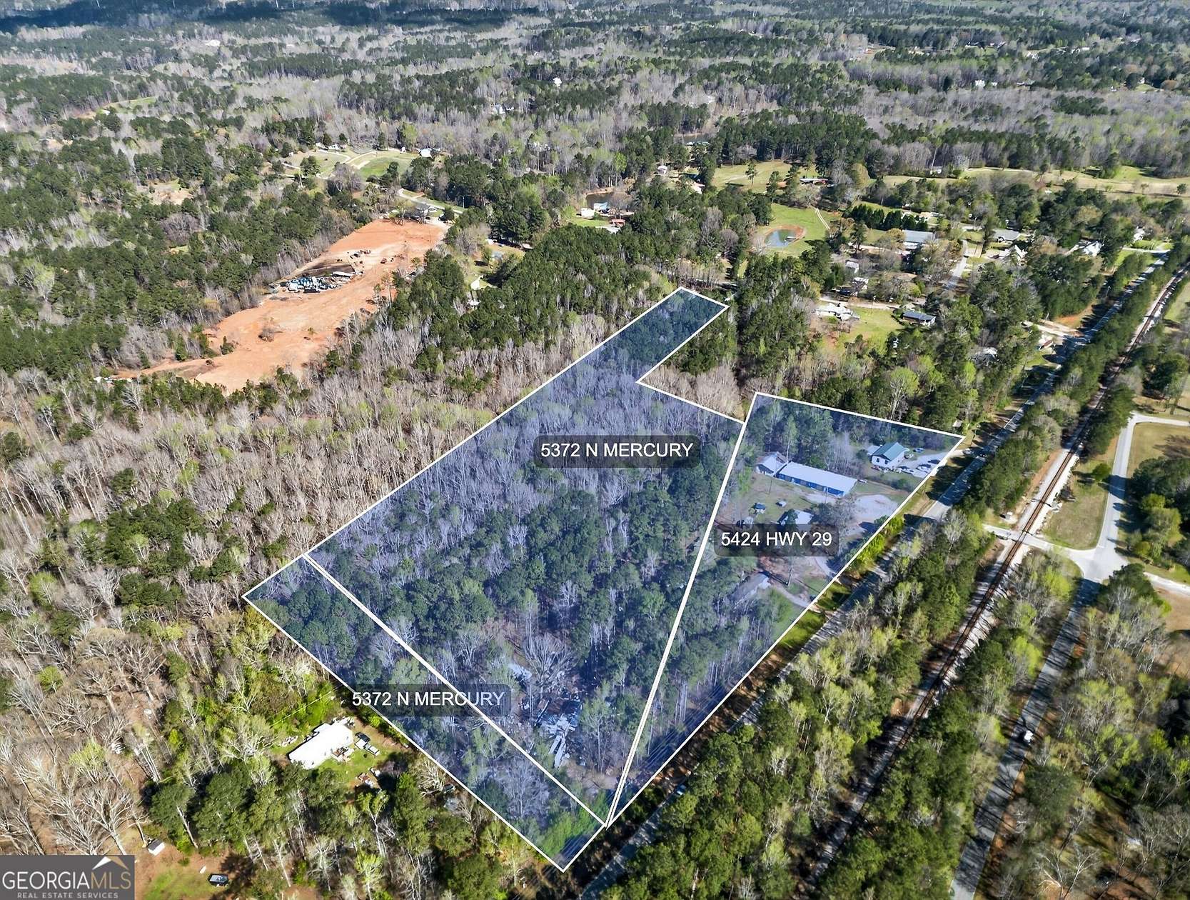 23 Acres of Improved Commercial Land for Sale in Newnan, Georgia
