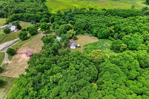 22.6 Acres of Land with Home for Sale in Grass Lake, Michigan