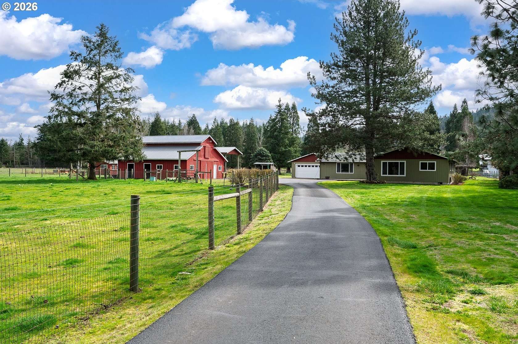 5 Acres of Land with Home for Sale in Molalla, Oregon