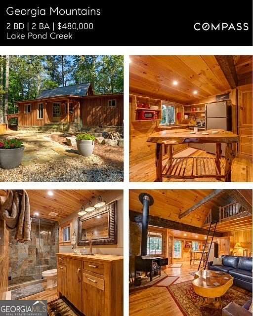 1.5 Acres of Land with Home for Lease in Tiger, Georgia