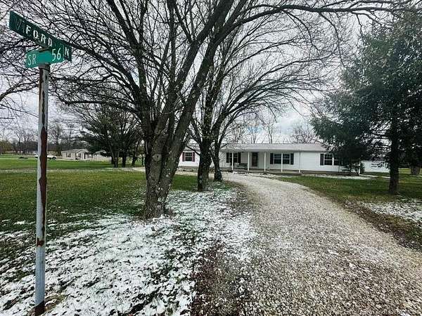 6.22 Acres of Land with Home for Sale in Salem, Indiana