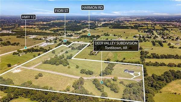 2 Acres of Residential Land for Sale in Tontitown, Arkansas