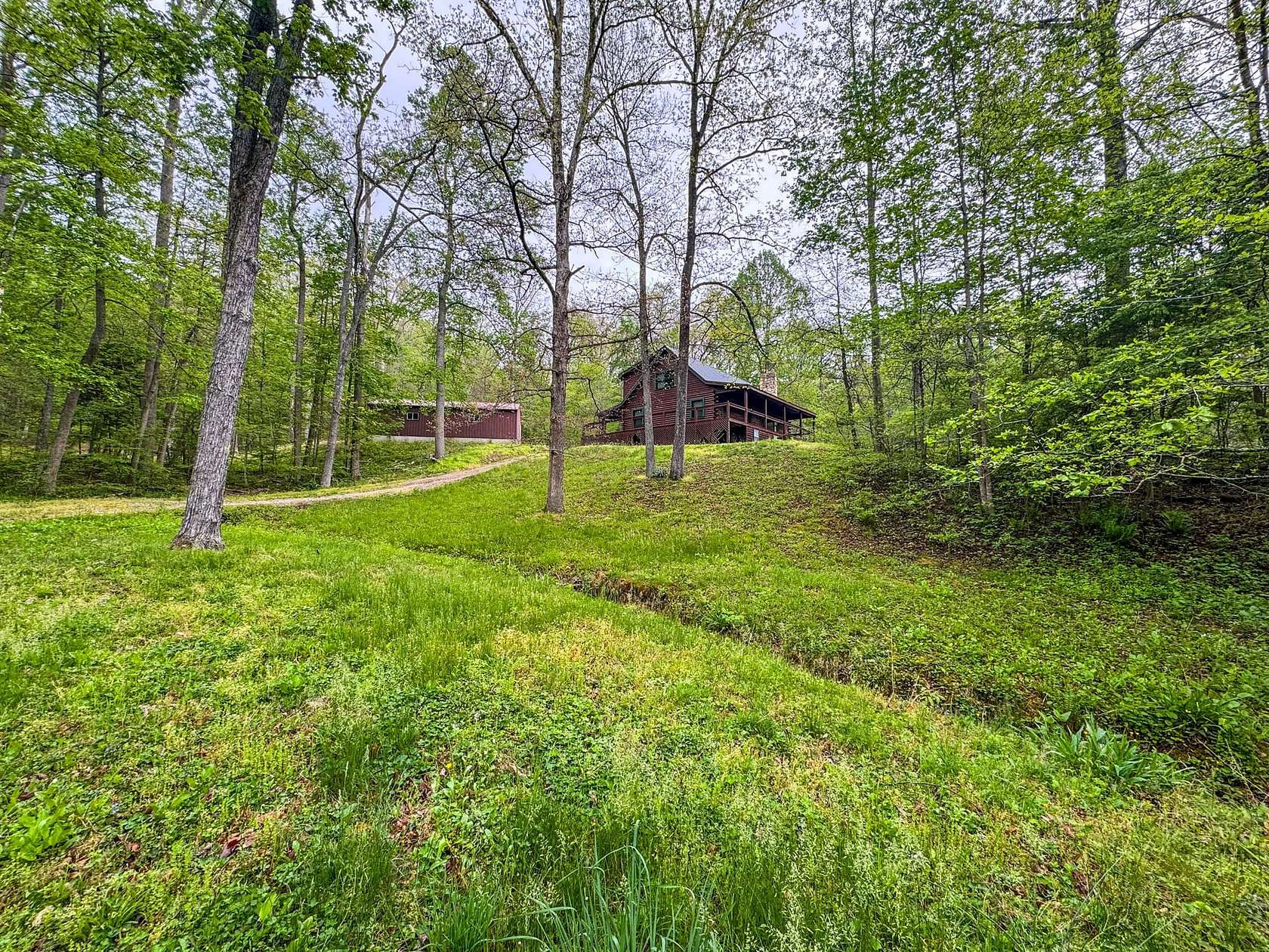 68 Acres of Recreational Land with Home for Sale in Blue Creek, Ohio
