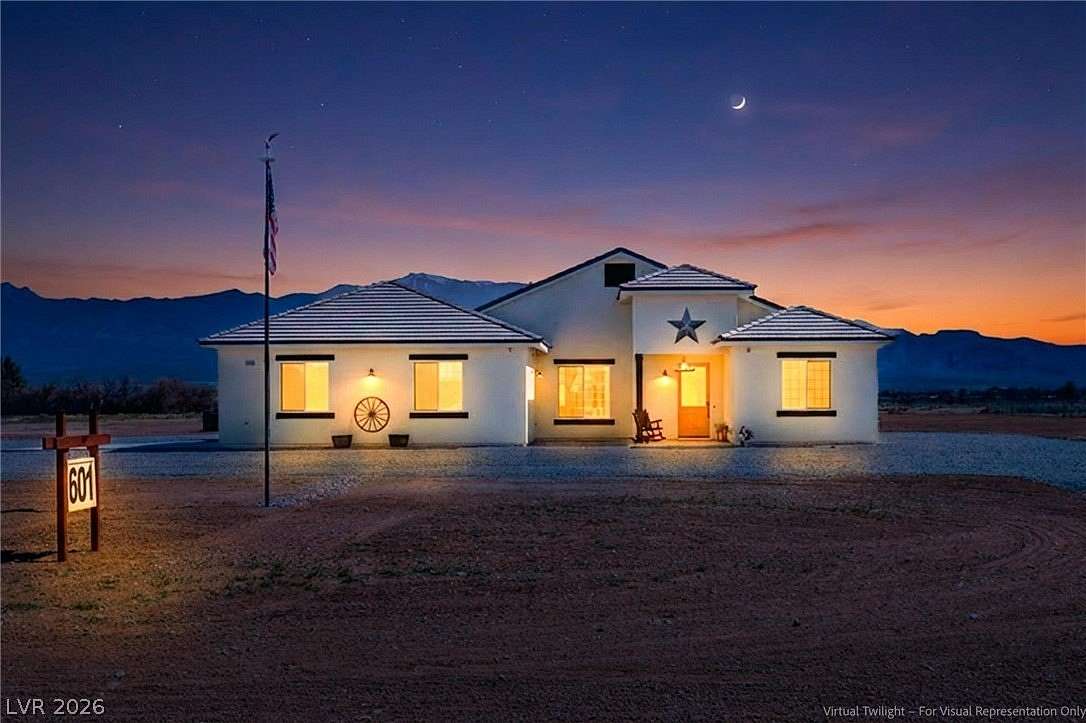 4.34 Acres of Land with Home for Sale in Pahrump, Nevada