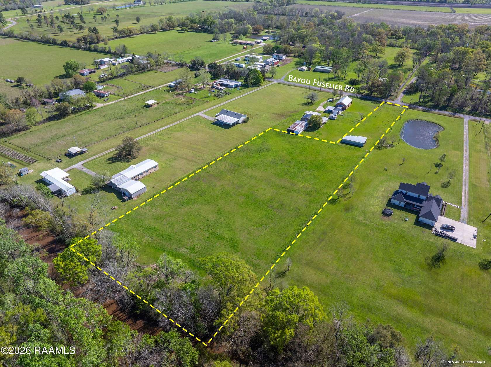 4.1 Acres of Residential Land for Sale in Arnaudville, Louisiana