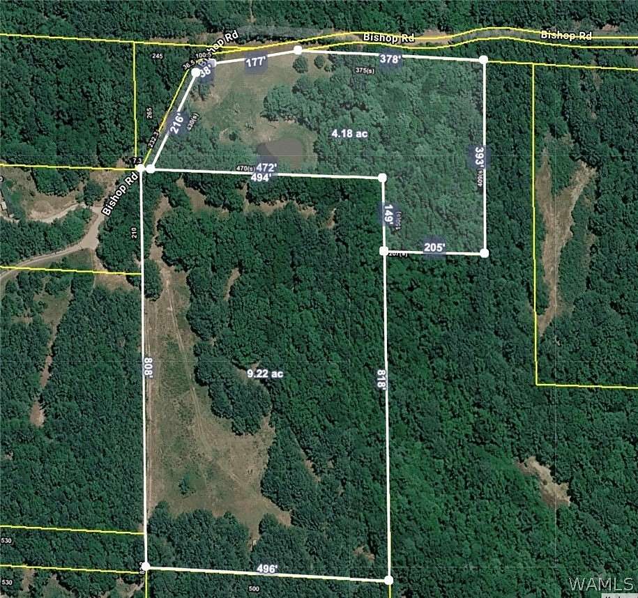 13.5 Acres of Land for Sale in Northport, Alabama