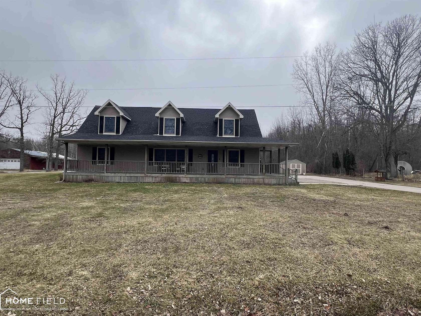 1.87 Acres of Land with Home for Sale in Chesaning, Michigan