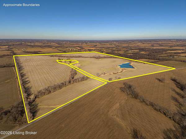 201 Acres of Agricultural Land for Auction in Shelbyville, Kentucky