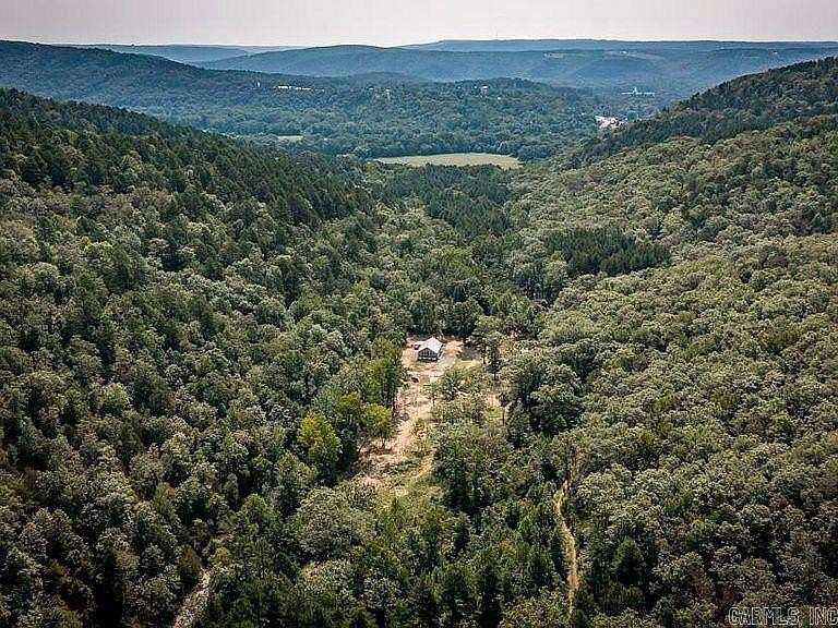 34 Acres of Land with Home for Sale in Shirley, Arkansas