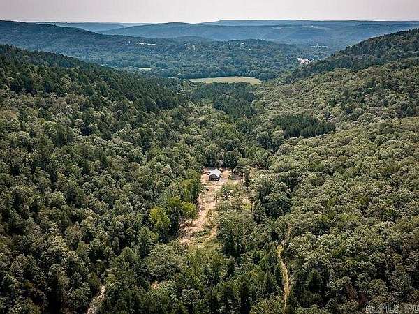 34 Acres of Land with Home for Sale in Shirley, Arkansas