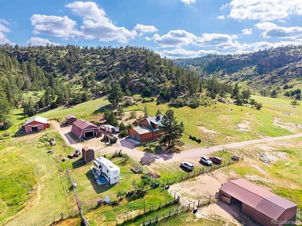 35 Acres of Land with Home for Sale in Livermore, Colorado