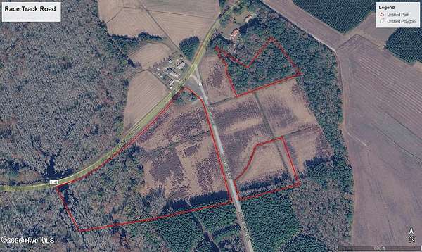 26.5 Acres of Recreational & Residential Land for Sale in Williamston, North Carolina