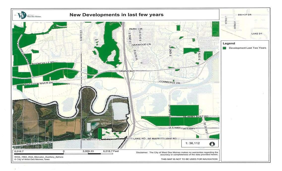 57 Acres of Land for Sale in West Des Moines, Iowa