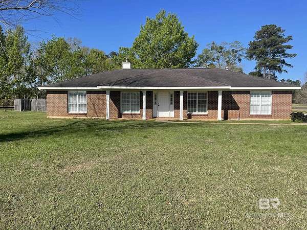3 Acres of Land with Home for Lease in Stapleton, Alabama