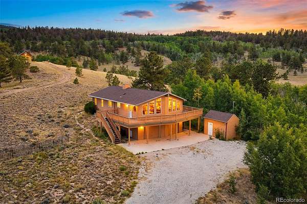 6.5 Acres of Land with Home for Sale in Hartsel, Colorado