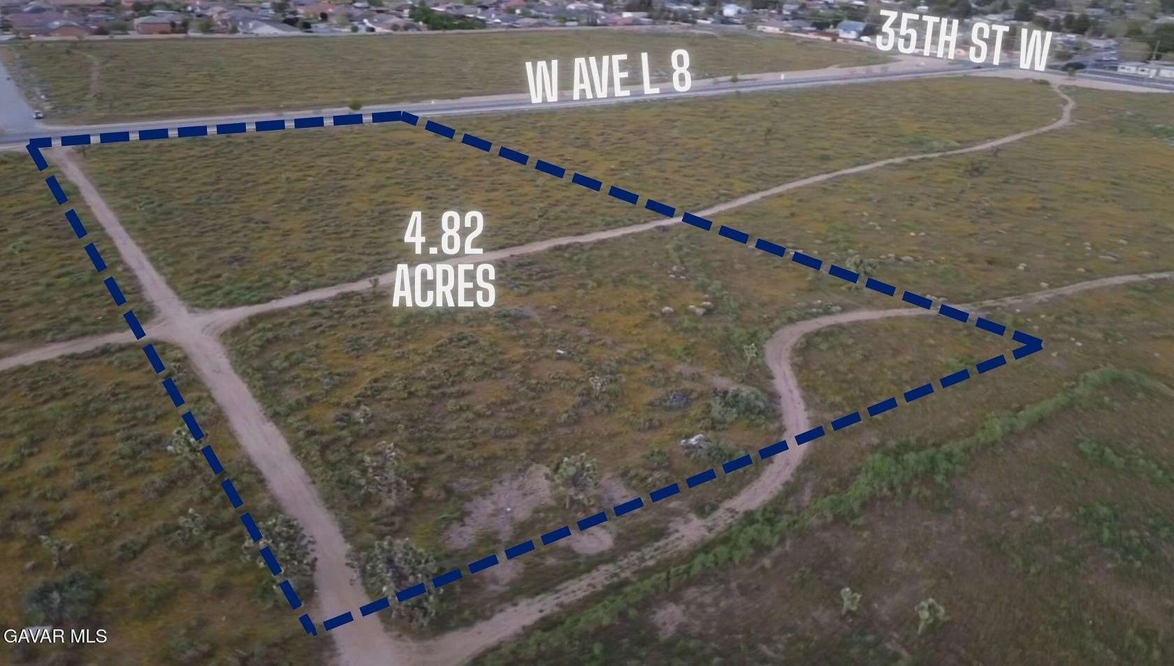 4.82 Acres of Residential Land for Sale in Lancaster, California