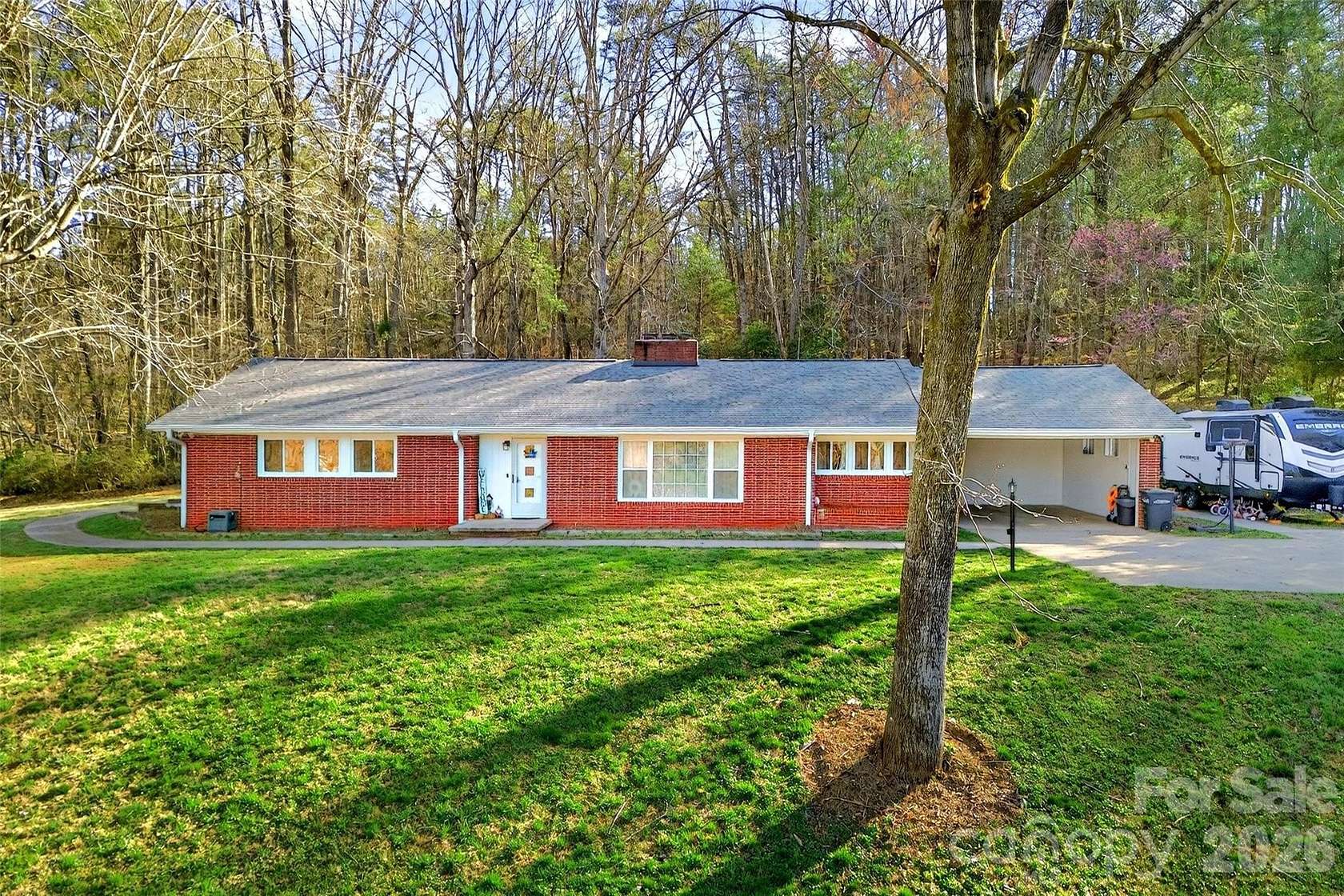 3.47 Acres of Land with Home for Sale in Marion, North Carolina