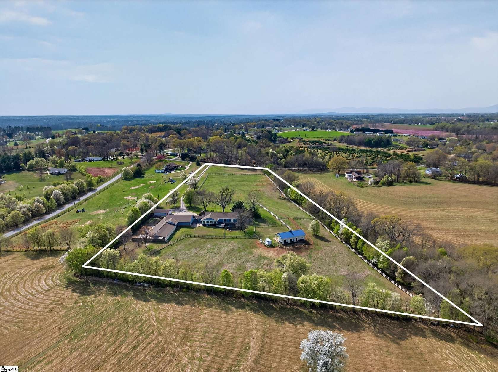 8 Acres of Land with Home for Sale in Chesnee, South Carolina