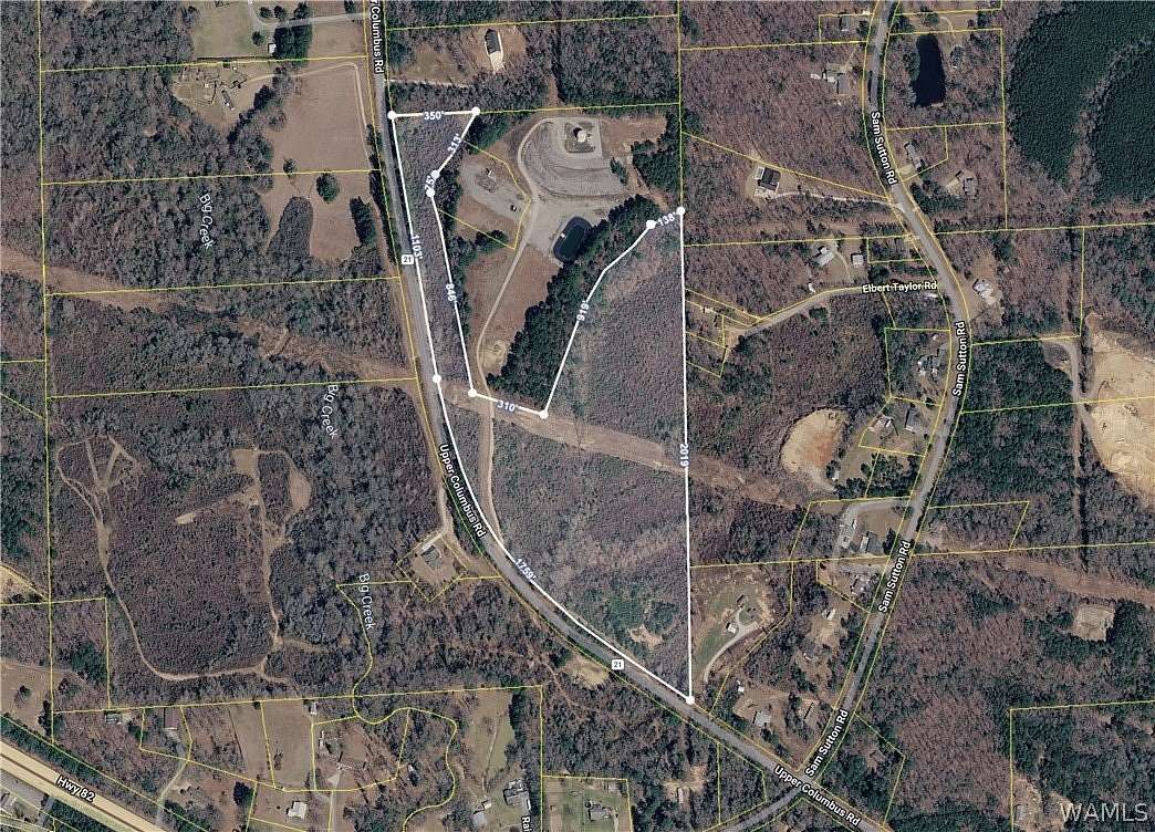 31.2 Acres of Recreational & Residential Land for Sale in Coker, Alabama