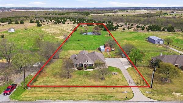 3.3 Acres of Land with Home for Sale in Royse City, Texas
