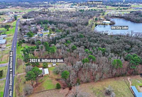 4.85 Acres of Land with Home for Sale in Mount Pleasant, Texas