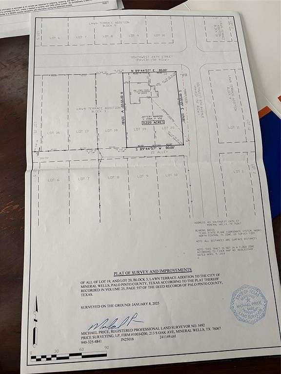0.22 Acres of Residential Land for Sale in Mineral Wells, Texas